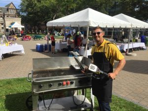 Kyle BBQing in support of Feed Nova Scotia